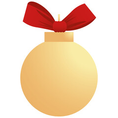 Christmas tree ball PNG image icon with transparent background