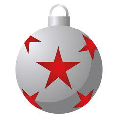 Christmas tree ball PNG image icon with transparent background