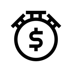 Obraz premium stopwatche icon for your website design, logo, app, UI. 