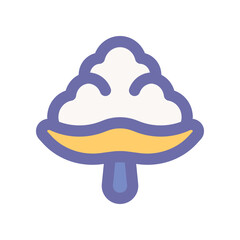 cauliflower, icon for your website design, logo, app, UI. 