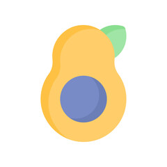 avocado icon for your website design, logo, app, UI. 