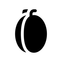 plum icon for your website design, logo, app, UI. 