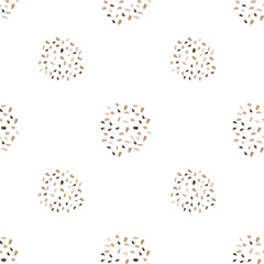Seamless pattern of abstract spots animal print