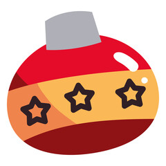 Christmas tree ball PNG image icon with transparent background