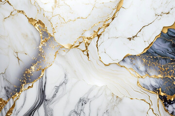 Ai generated white marble background