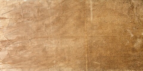 Fototapeta premium Stained, dirty, and distressed cream white, brown, orange, and tan vintage paper texture. Folded and faded, torn, ripped, peeling and creased from old age.