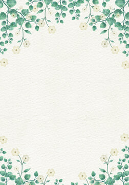 Watercolor floral delicate textures background, wedding