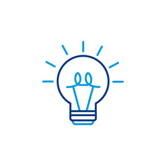 png image light bulb icon on lines with transparent background