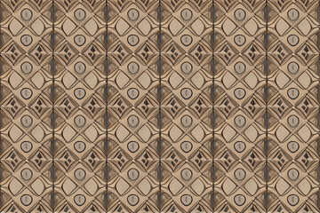 geometric floor and wall pattern decor background
