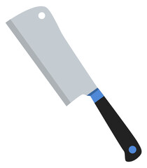 Butcher cleaver icon. Kitchen knife. Cooking blade
