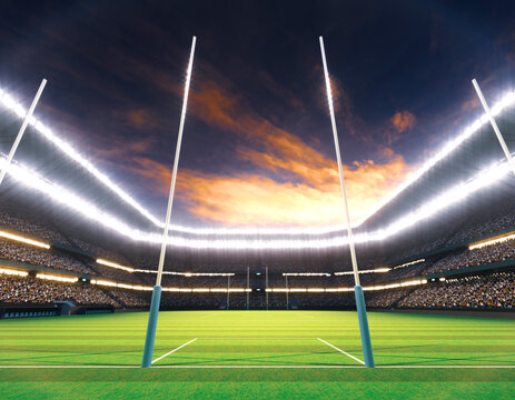 Aussie Rules Stadium and Ball