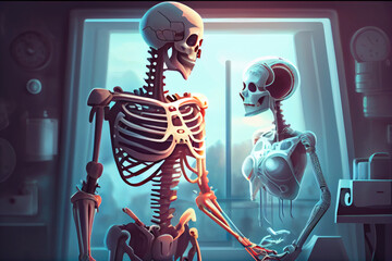 A futuristic reality of medicine where humans become immortal robots.