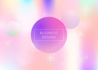 Neon Background. Blue Magic Design. Holographic Fluid. Tech Ultraviolet Elements. Space Screen. Trendy Flyer. Science Dots. Gradient Shape. Violet Neon Background