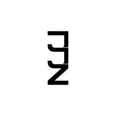 Fototapeta premium jjz initial letter monogram logo design