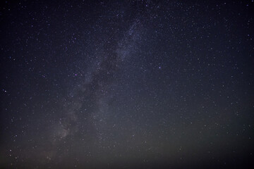 The Milky Way on a California coast 