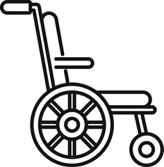 Arthritis wheelchair icon outline vector. Pain joint. Hand knee doctor