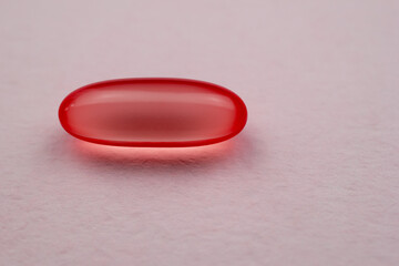 Red pill, colorful tablet, medicines, drugs, health care concept