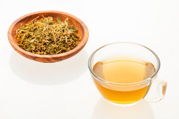 Dysphania ambrosioides - Medicinal epazote hot tea. Infusion