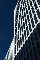 Linköping city new building, Withe house, modern office building in the city