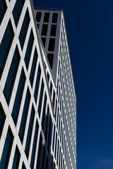 Linköping city new building, Withe house, modern office building in the city