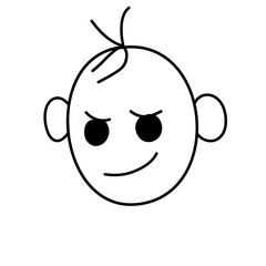 faces of people hand drawn 