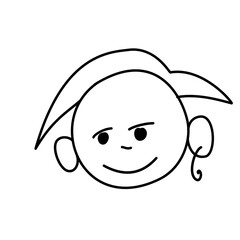 faces of people hand drawn 