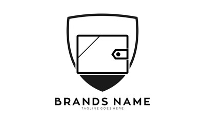 Wallet guard symbol vector logo