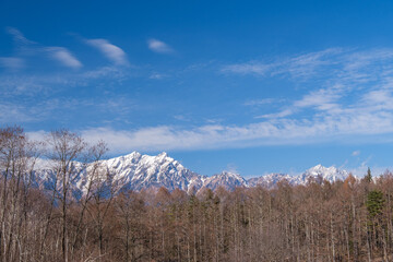 北アルプスと中山高原