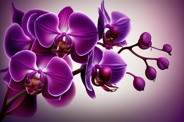 beautiful purple orchid