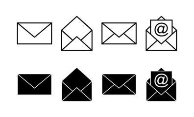 Mail icon vector for web and mobile app. email sign and symbol. E-mail icon. Envelope icon