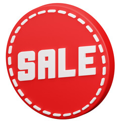 Fototapeta premium red sale label