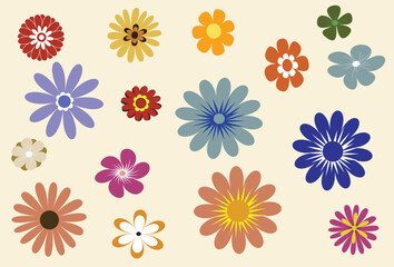 Vintage Flowers from the 60s/70s