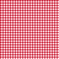 Retro Gingham Plaid Seamless Pattern - Cute gingham plaid repeating pattern design