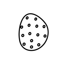 Happy Easter egg illustration
