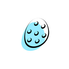 Happy Easter egg illustration