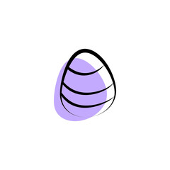 Happy Easter egg illustration