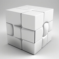 cube, box, 3d, icon, block, illustration, symbol, business, vector, object, design, toy, concept, square, alphabet, building, bin, education, generative, ai