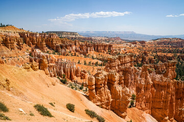 Beautiful scenic view at Bryce Canyon National Park