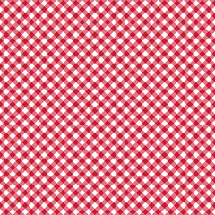 Retro Gingham Plaid Seamless Pattern - Cute gingham plaid repeating pattern design