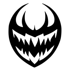 black and white of icon shape