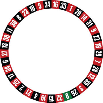 layout or texture of casino roulette wheel