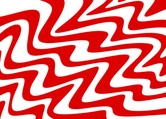 Minimalist background with cute wavy lines pattern