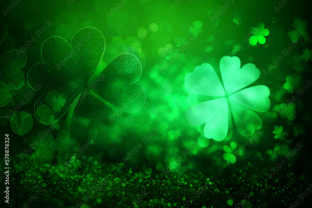 Aufkleber st. patrick's day abstract green background for design colorful abstract background