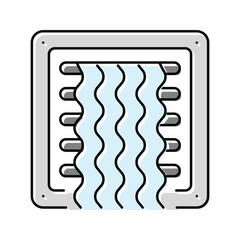 purification air color icon vector illustration