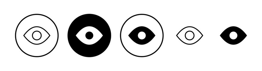 Fototapeta na wymiar Eye icon vector illustration. Eye sign and symbol. Look and Vision icon.