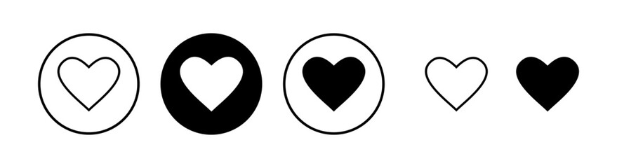 Love icon vector illustration. Heart sign and symbol. Like icon vector.