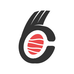 sushi logo template Icon Illustration Brand Identity.Isolated and flat illustration. Vector graphic