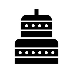 Fototapeta premium cake icon or logo isolated sign symbol vector illustration - high quality black style vector icons 