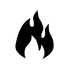 flame icon or logo isolated sign symbol vector illustration - high quality black style vector icons
