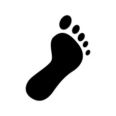 footprints icon or logo isolated sign symbol vector illustration - high quality black style vector icons
